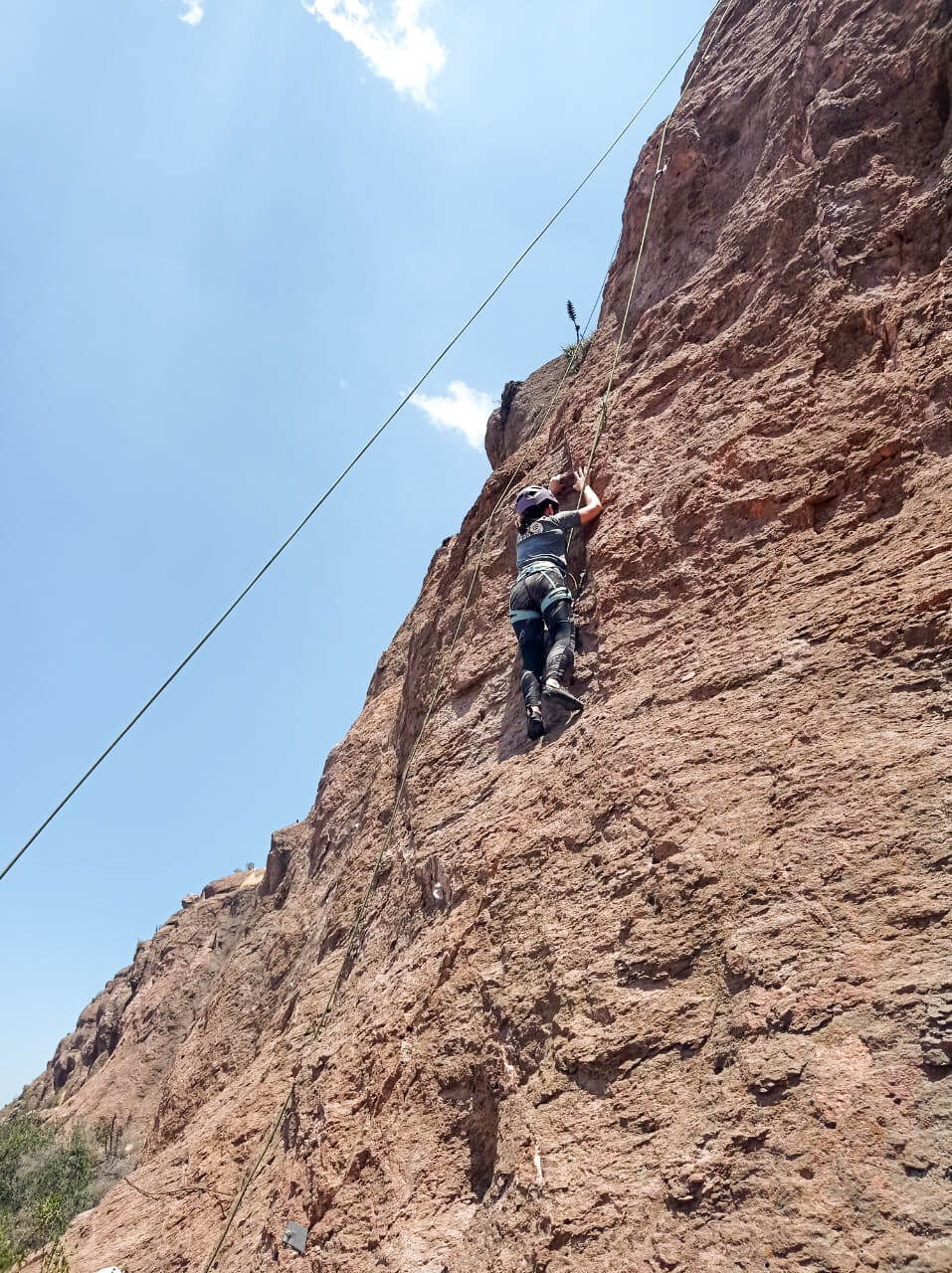 curso escalada deportiva roca cuesta chacabuco diciembre 2023
