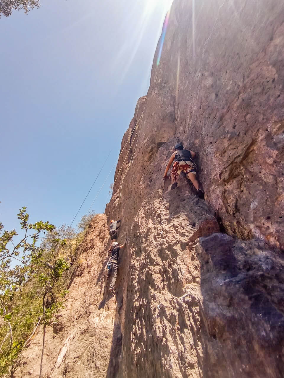 curso escalada deportiva roca cuesta chacabuco Enero 2024