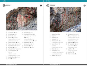 guia de zonas y sectores de escalada deportiva en roca chile
