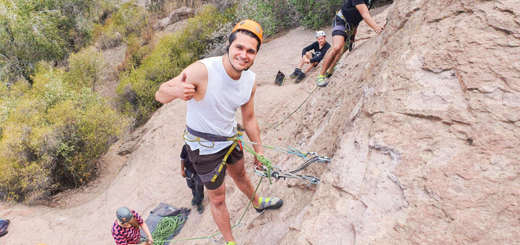curso escalada en roca malku enero 2022 cuesta chacabuco