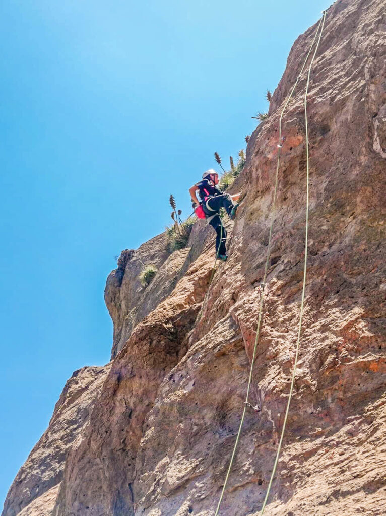urso escalada en roca malku diciembre 2022 cuesta chacabuco