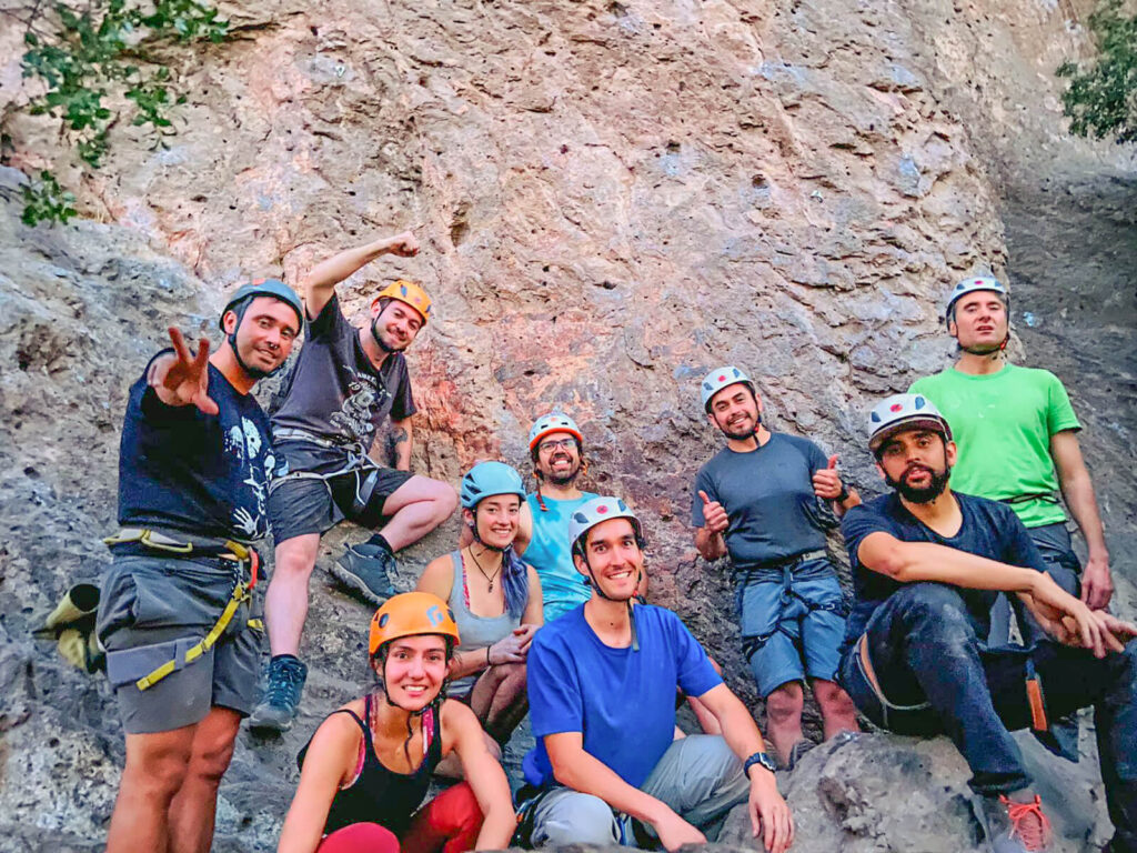 curso escalada deportiva roca cuesta chacabuco v2 Febrero 2023