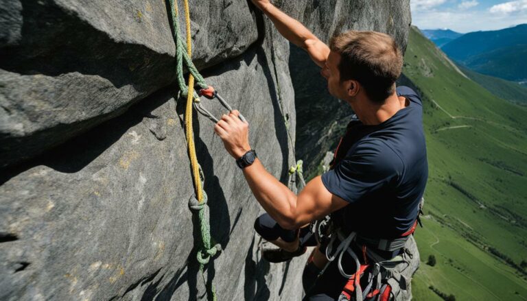 que es un aleje en escalada