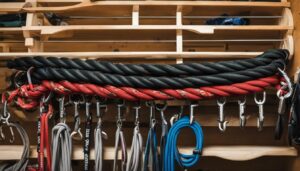 ¿Cómo guardar la cuerda de escalada en casa?